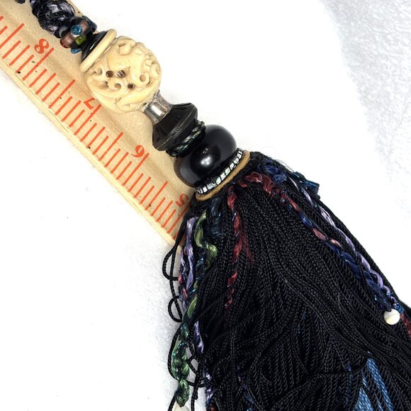 Handcrafted Beaded Curtain Tassel 14” NWT - Picture 11 of 11